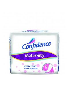 CONFIDENCE MATERNITY EXTRA LONG 12s