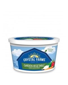 CRYSTAL FARMS CREAM CHEESE GARDN VEG 8oz