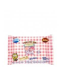 ADA BABY WIPES BABY POWDER 10s