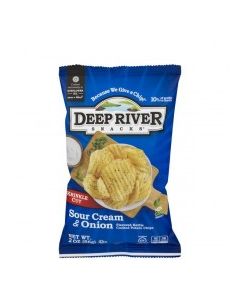 DEEP RIVER KRINKLE CHIPS SOUR CREAM 5oz
