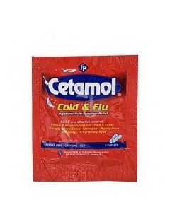 CETAMOL COLD&FLU NIGHTTIME 2s