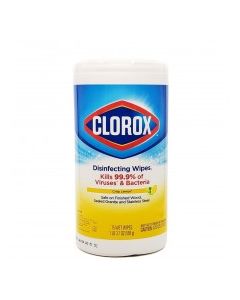 CLOROX DISINF WIPES CRISP LEMON 75s
