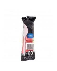 DARNEL PLASTIC SPOONS RED 20s