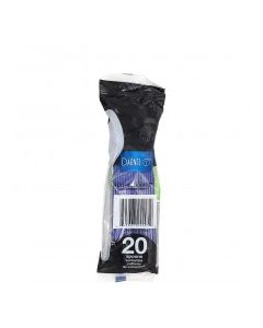 DARNEL PLASTIC SPOONS BLUE 20s