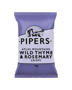 PIPERS CRISPS THYME ROSEMARY 150g