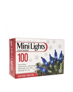 EVERSTAR IN/OUT LIGHTS BLUE 100ct
