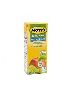 MOTTS 100% APPLE WHITE GRAPE 200ml