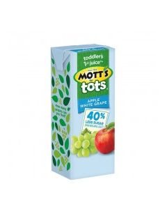 MOTTS 4 TOTS APPLE WHITE GRAPE 6.75oz