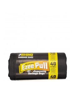 RHINO GARBAGE BAGS EZEE PULL SML 40s