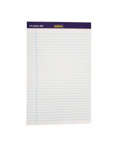 SEEK F/S LEGAL PAD WHITE 1ct