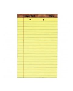 TOPS F/S LEGAL PAD YELLOW PERFORATED 1ct