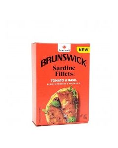 BRUNSWICK SARDINE FILLET TOM BASIL 106g
