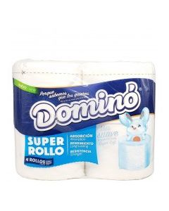 DOMINO TOILET TISSUE SUPER ROLLO 4x400s
