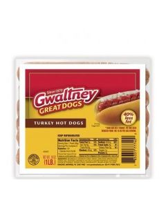 GWALTNEY FRANKS TURKEY 16oz