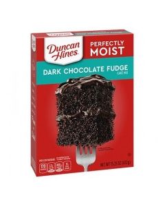 DUNCAN HINES CAKE DRK CHOC FUDGE 15.25oz