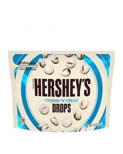 HERSHEYS DROPS COOKIES N CREAM 215g