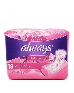 ALWAYS DAILY LINERS SCENTED 18s