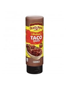 OLD EL PASO TACO SAUCE MEDIUM SQZ 255g