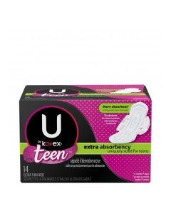 KOTEX TEEN MAXI WINGS EXTRA ABSORB 14s