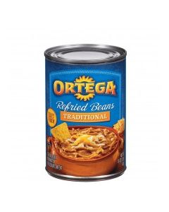ORTEGA REFRIED BEANS TRADITIONAL 16oz