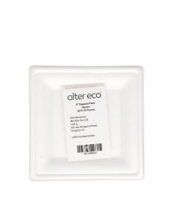 ALTER ECO BAGASSE PLATE SQUARE 25x6in