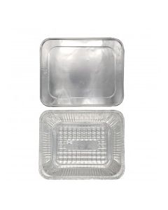 PAN ALUMINIUM HALF LID SIZE 1ct