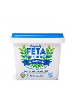 ODYSSEY FETA CHUNK BRINE 8oz