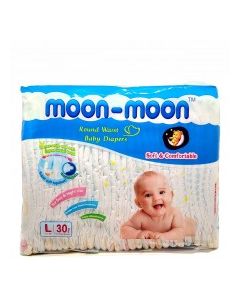 MOON-MOON BABY DIAPERS L 30s