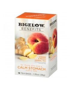 BIGELOW TEA BENEFITS CALM STOMACH 18s