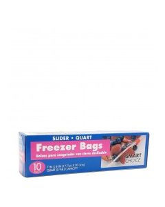 SMART CHOICE FREEZER BAGS QUART 10s