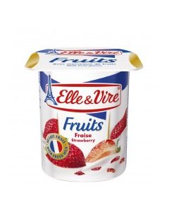 ELLE & VIRE FRUITS STRAWBERRY 125g