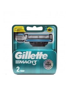 GILLETTE MACH 3 CARTRIDGES 2s