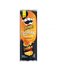 PRINGLES SCORCHIN CHEDDAR 158g