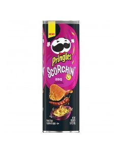 PRINGLES SCORCHIN BBQ 158g