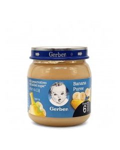 GERBER PUREE BANANA 113g