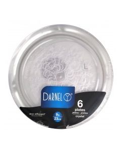 DARNEL PLATES CRYSTAL CLEAR 6x9in