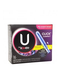 KOTEX U TAMPONS CLICK REGULAR 16s