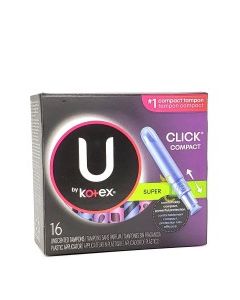 KOTEX U TAMPONS CLICK SUPER 16s