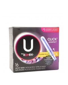KOTEX U TAMPONS CLICK SUPER PLUS 16s