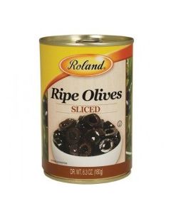 ROLAND OLIVES RIPE SLICED 180g
