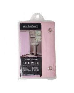 SCARLETT SHOWER LINER LIGHT PINK 70x72