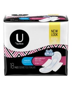 KOTEX ULTRA THIN W/WING 18s