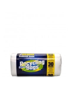 RHINO RECYCLING BAGS FROSTED MED 30s
