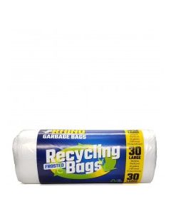 RHINO RECYCLING BAGS FROSTED LRG 30s