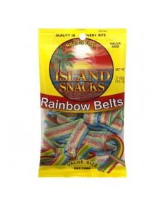 ISLAND SNACKS RAINBOW BELTS 3oz