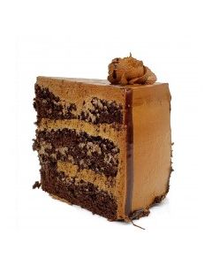 CAKE ROUND CHOCOLATE SLICE 1ct