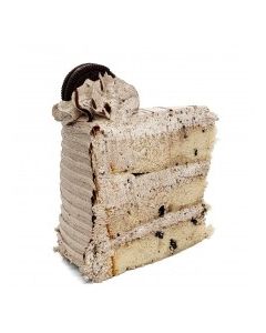 CAKE ROUND COOKIES & CREAM SLICE 1ct