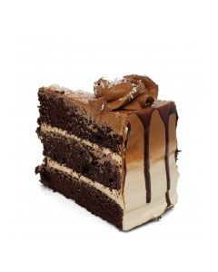 CAKE ROUND CHOCOLATE MOCHA SLICE 1ct