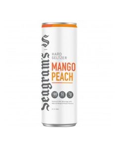 SEAGRAMS HARD SELTZER MANGO PEACH 12oz