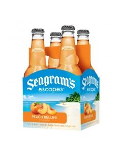 SEAGRAMS ESCAPES PEACH BELLINI 4x11.2oz